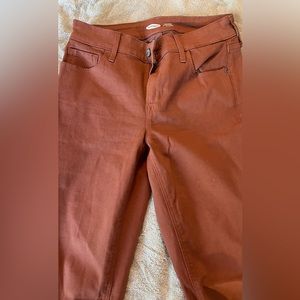 Old navy Rockstar super skinny Jean. Brand new. Burnt orange color.